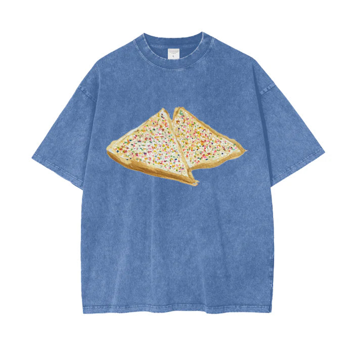 FAIRY BREAD Oversized Shirt Light Blue