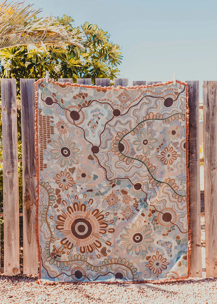 Indigenous Throw Xlarge Lead The Way By Holly McLennan