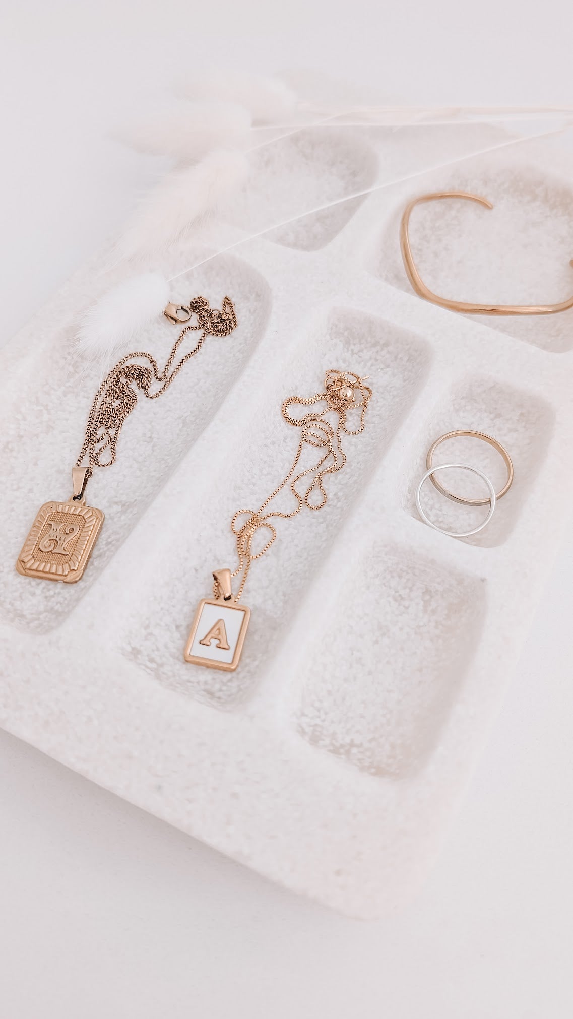 Quartz Resin Niche Jewellery Tray 281 - Large