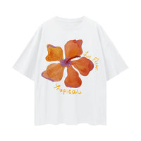LE FLEUR TROPICAL Oversized Shirt White