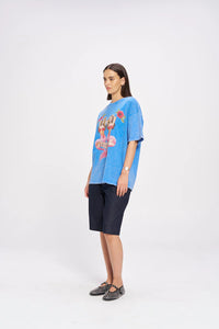 MERMAID LA SIRENE Oversized Shirt Blue