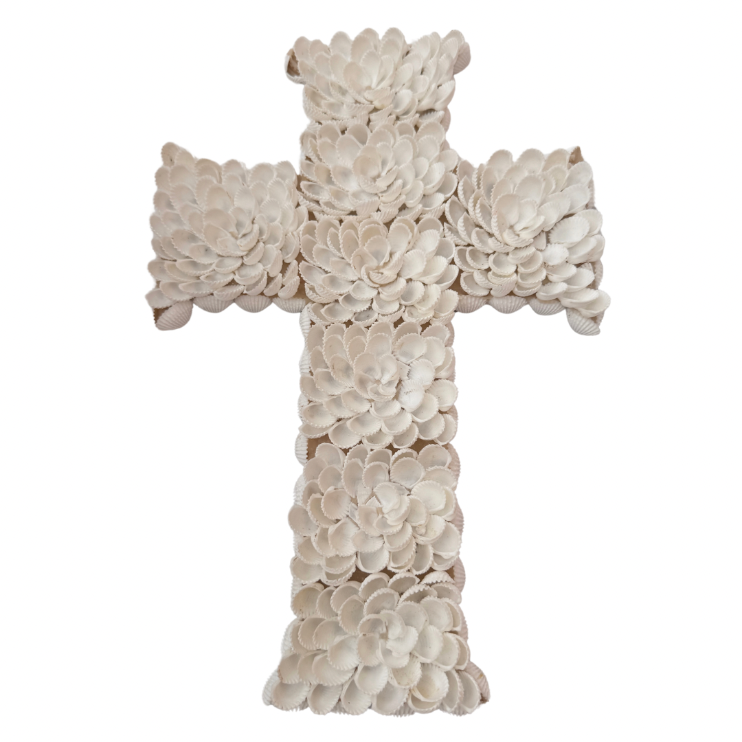 Shell Cross Open Flower - Large