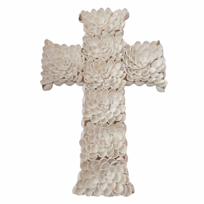 Shell Cross Open Flower - Large