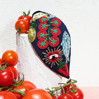 Beaded Headband Pomodora
