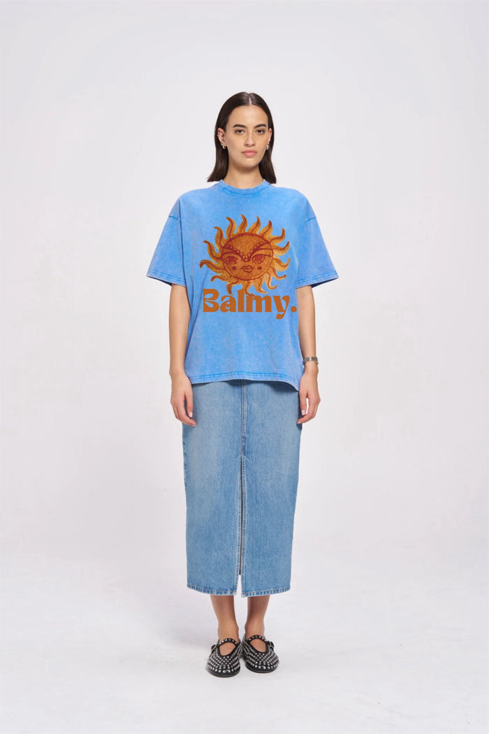 BALMY Oversized Shirt Blue