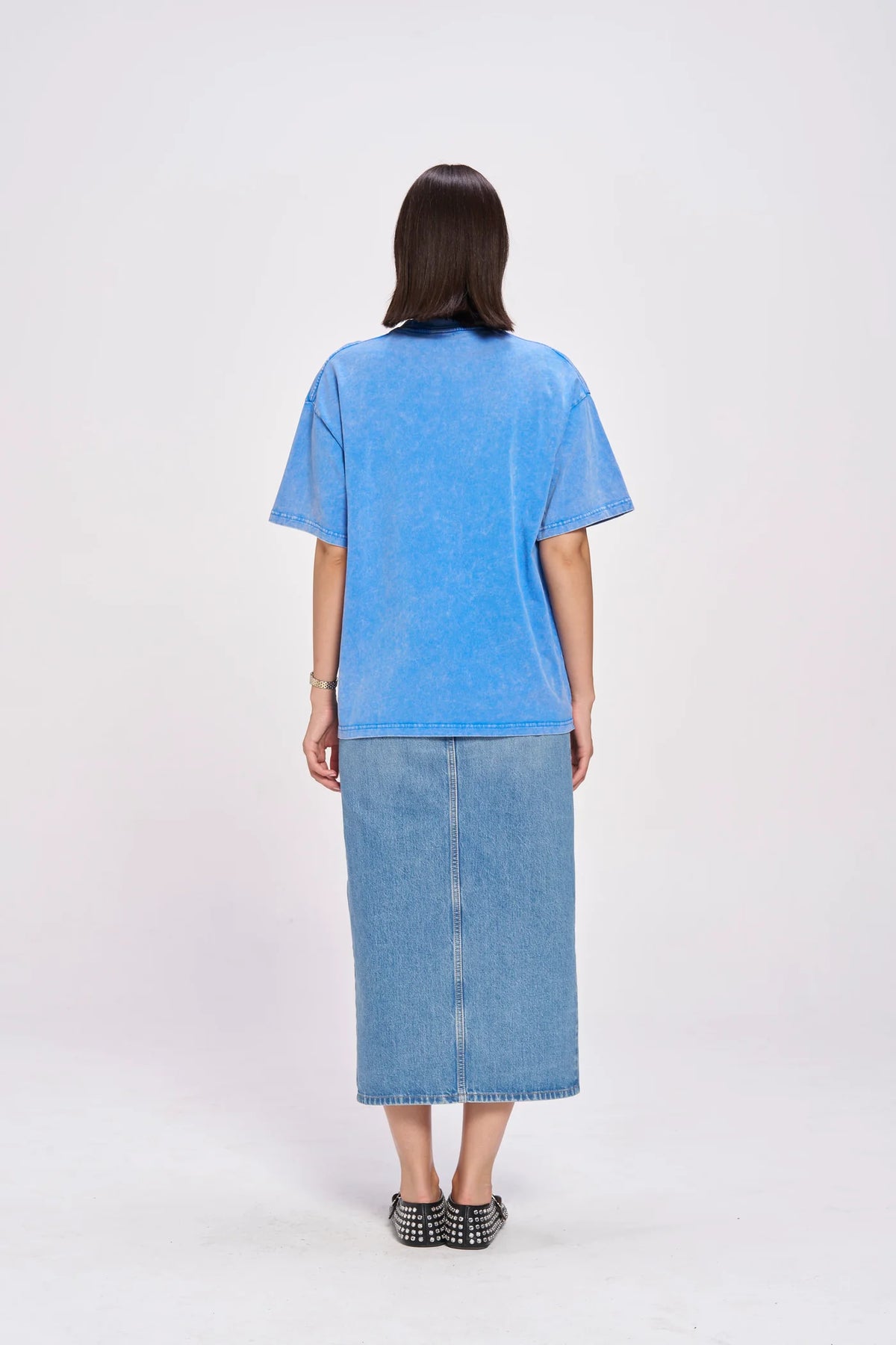 BALMY Oversized Shirt Blue