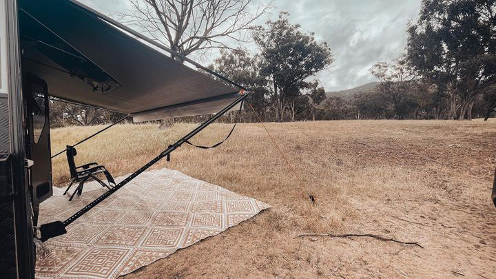 Recycled Outdoor Mat 1 Aztec ~ XLarge - 4.5 x 3 m