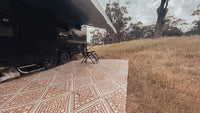 Recycled Outdoor Mat 1 Aztec ~ XLarge - 4.5 x 3 m