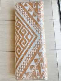 Recycled Outdoor Mat 1 Aztec ~ XLarge - 4.5 x 3 m