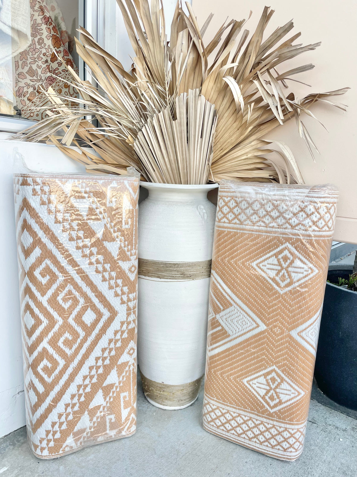 Recycled Outdoor Mat 16 Lorenzo ~ Large 2.8 x 2.8