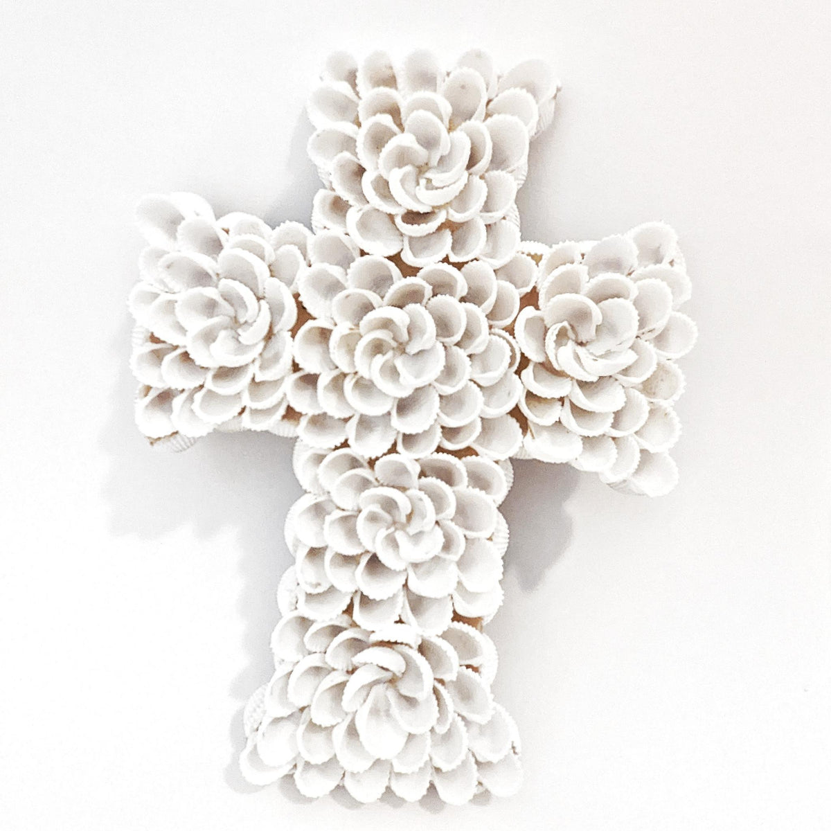 Shell Cross Open Flower Small