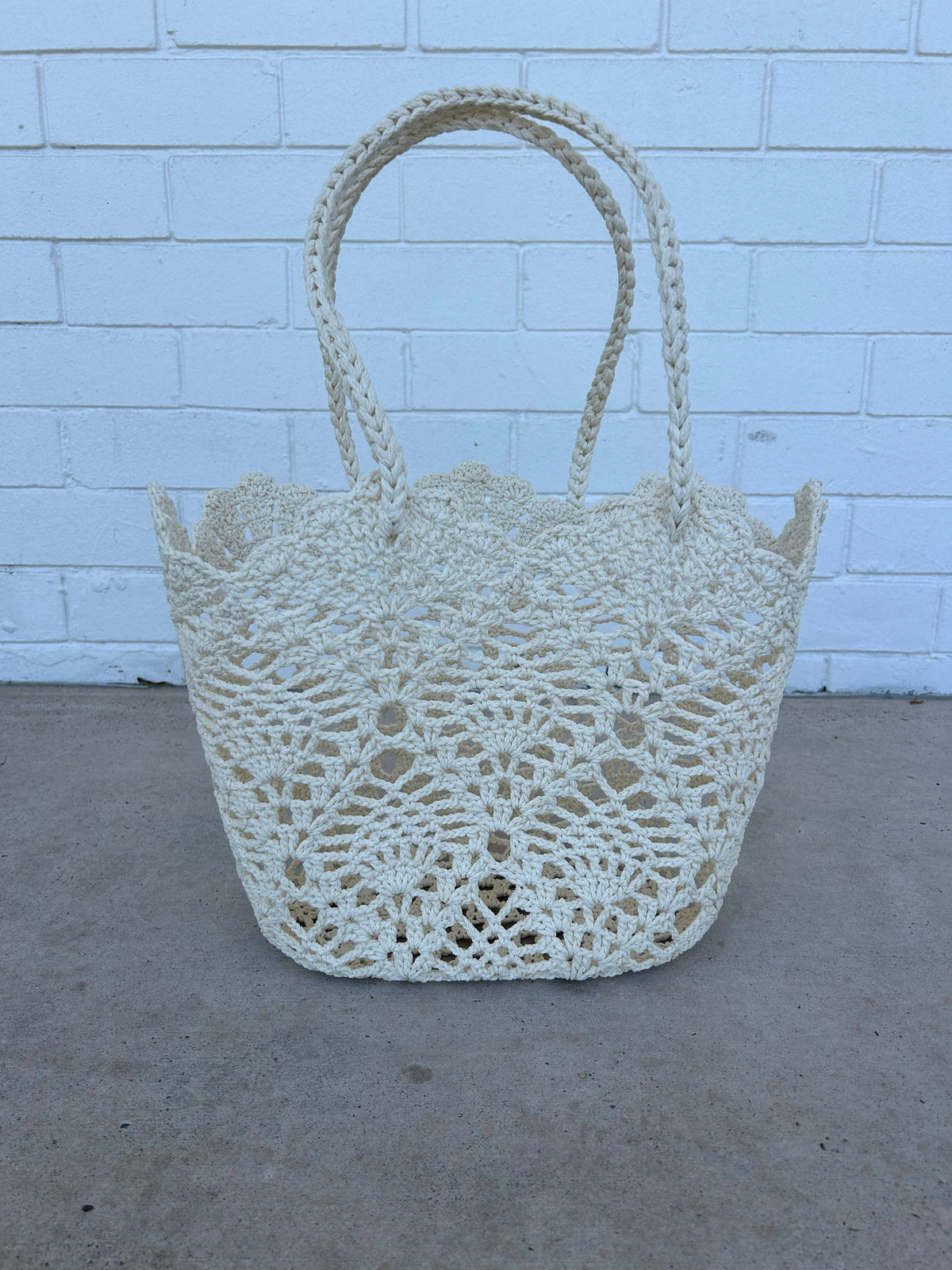 Mar Crochet Market Tote