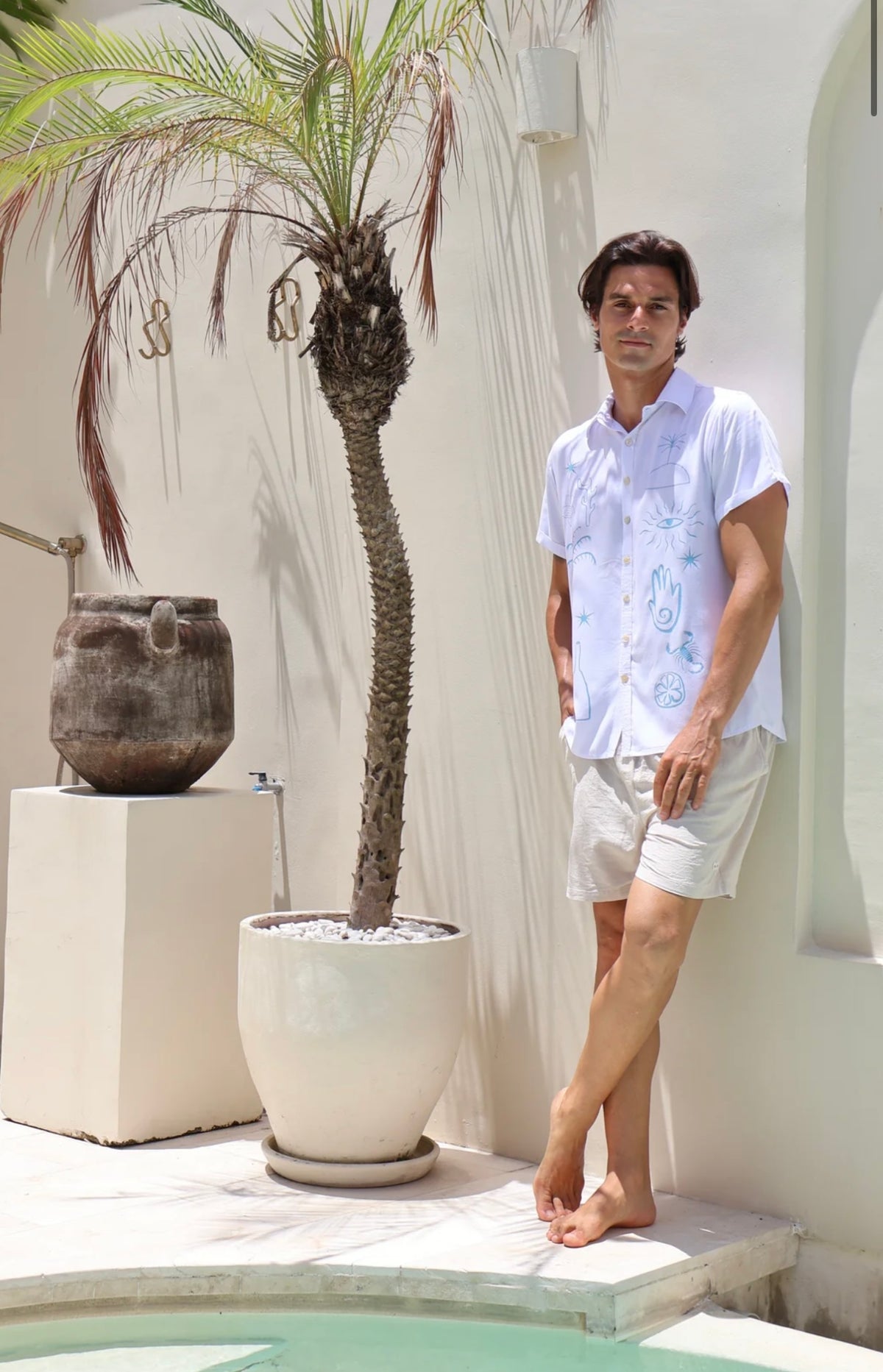 Men’s Shirt Ocean Etch Light Blue