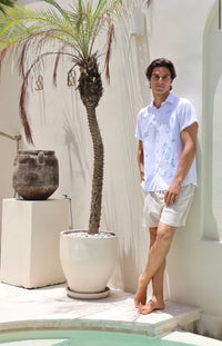 Men’s Shirt Ocean Etch Light Blue