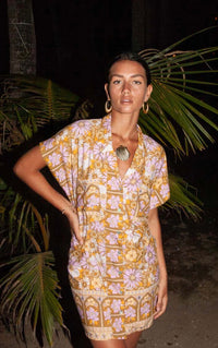 Leila Floral Shirt Dress