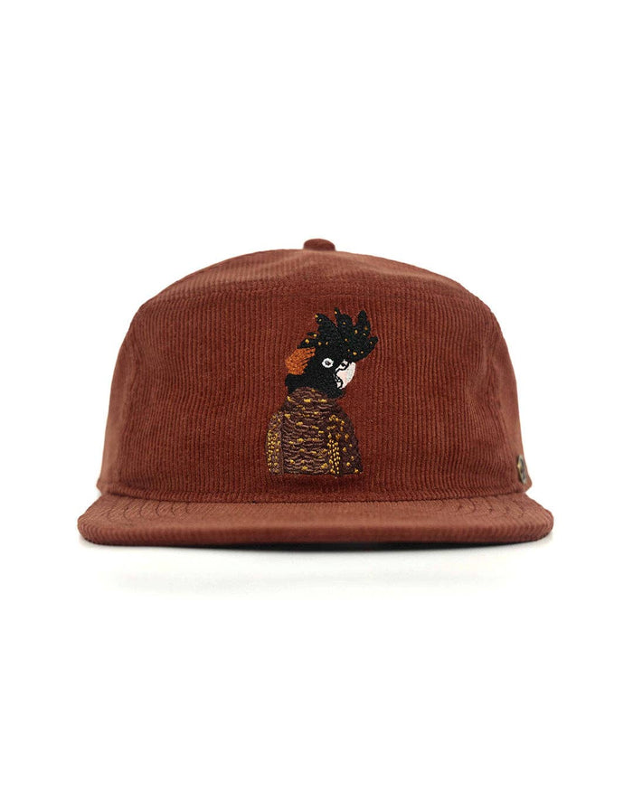 The Stash Cap Corduroy Cockatoo Brown