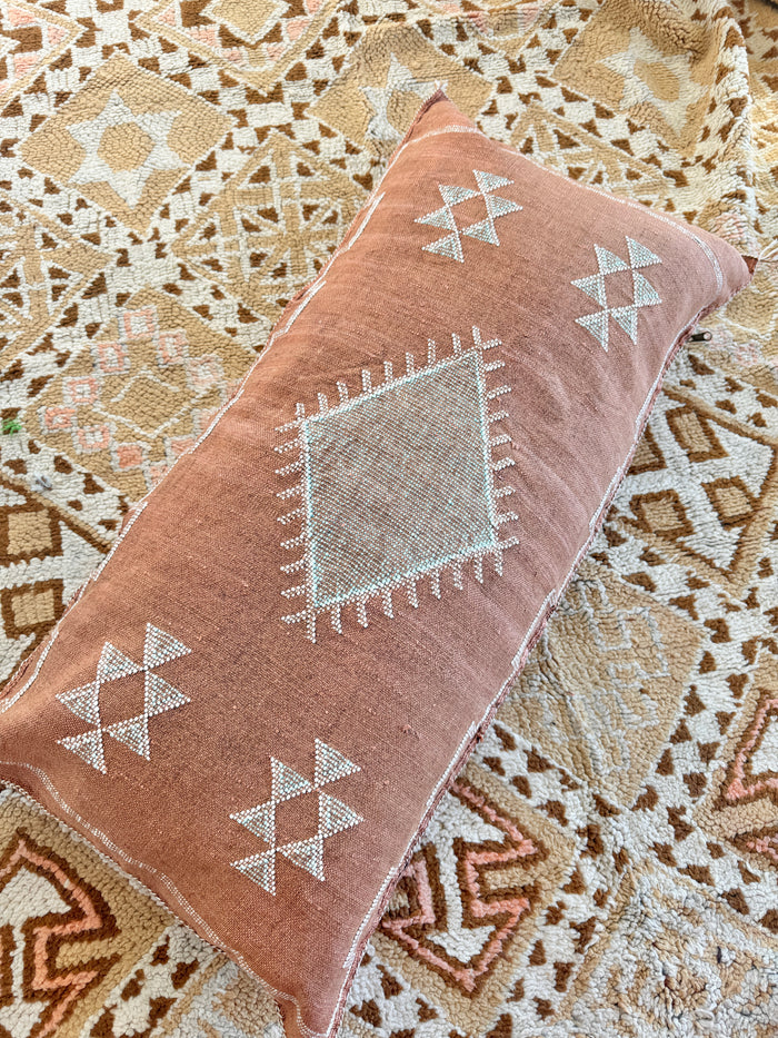 Cactus Silk Large Lumbar Cushion LL43