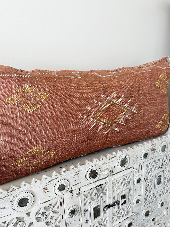 Cactus Silk Large Lumbar Cushion LL54