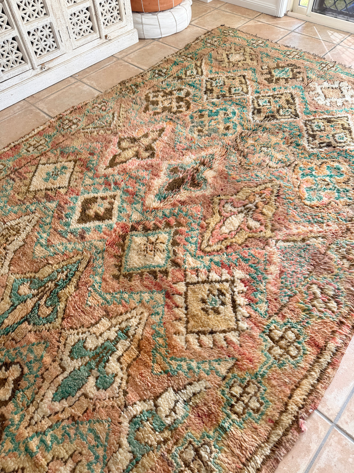 Moroccan Vintage Rug “Iskra” 324 x 180