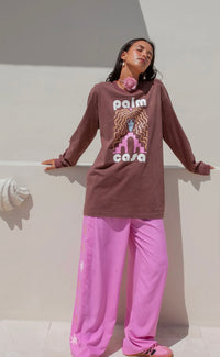 Berber Long Sleeve Shirt Brown