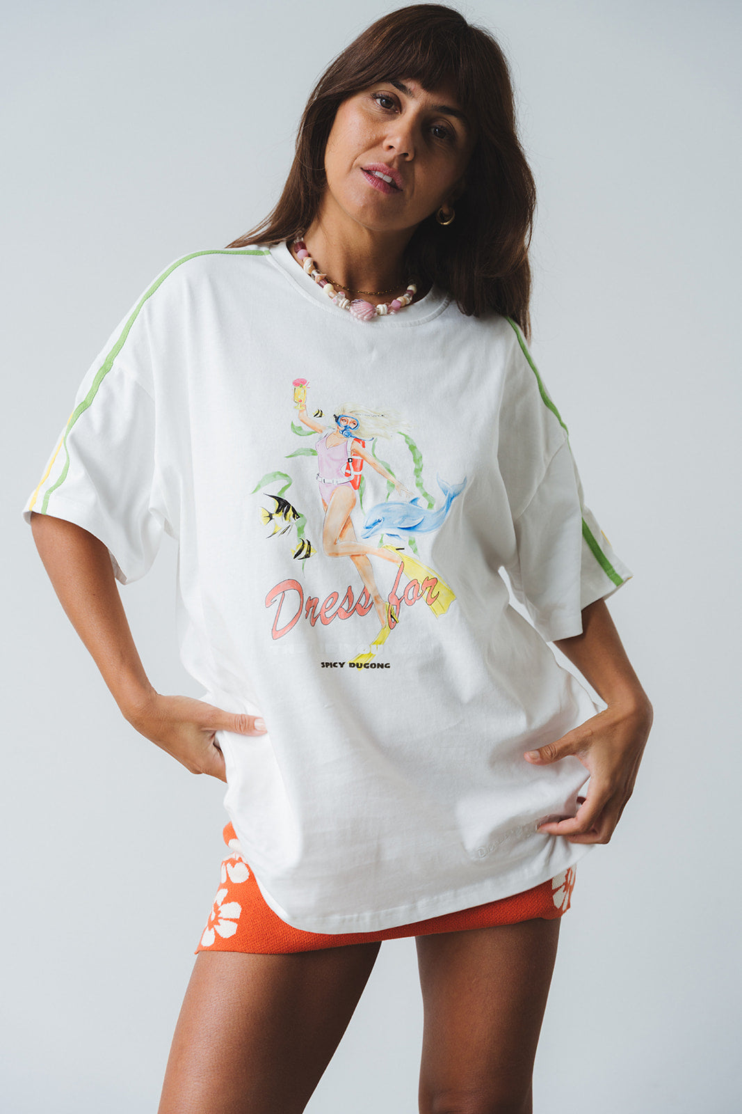 Dress For Tee White