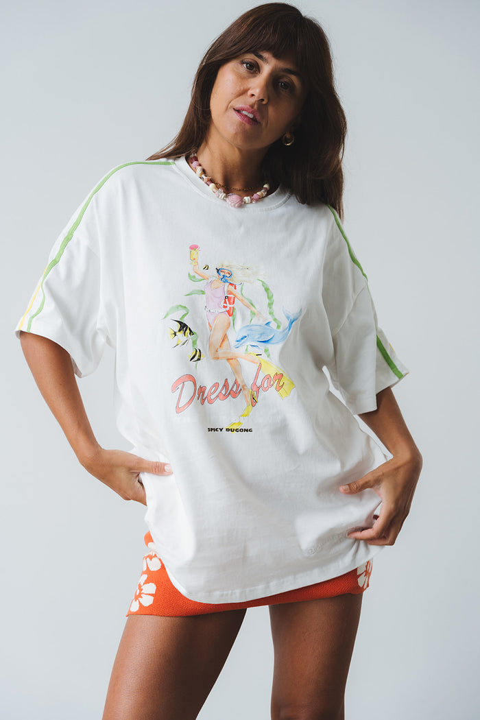 Dress For Tee White
