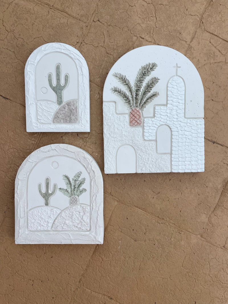 Plaque - Cactus & Palm - Med