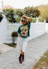 Mexico Papaya Boxy Tee Shirt