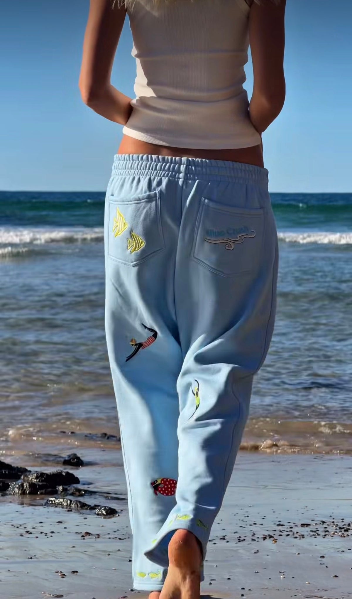 Blue Crush Tracksuit Pants Adults