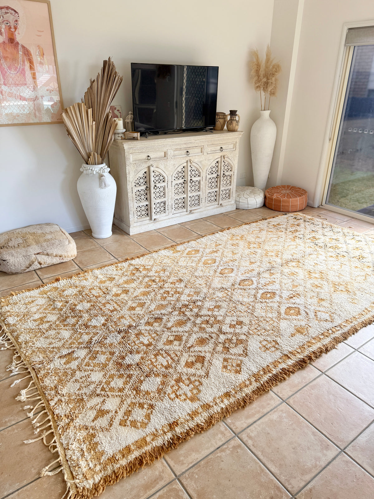 Moroccan Vintage  Rug  “Imogen" 365 x 195