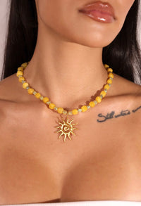 Liora Golden Citrine Necklace