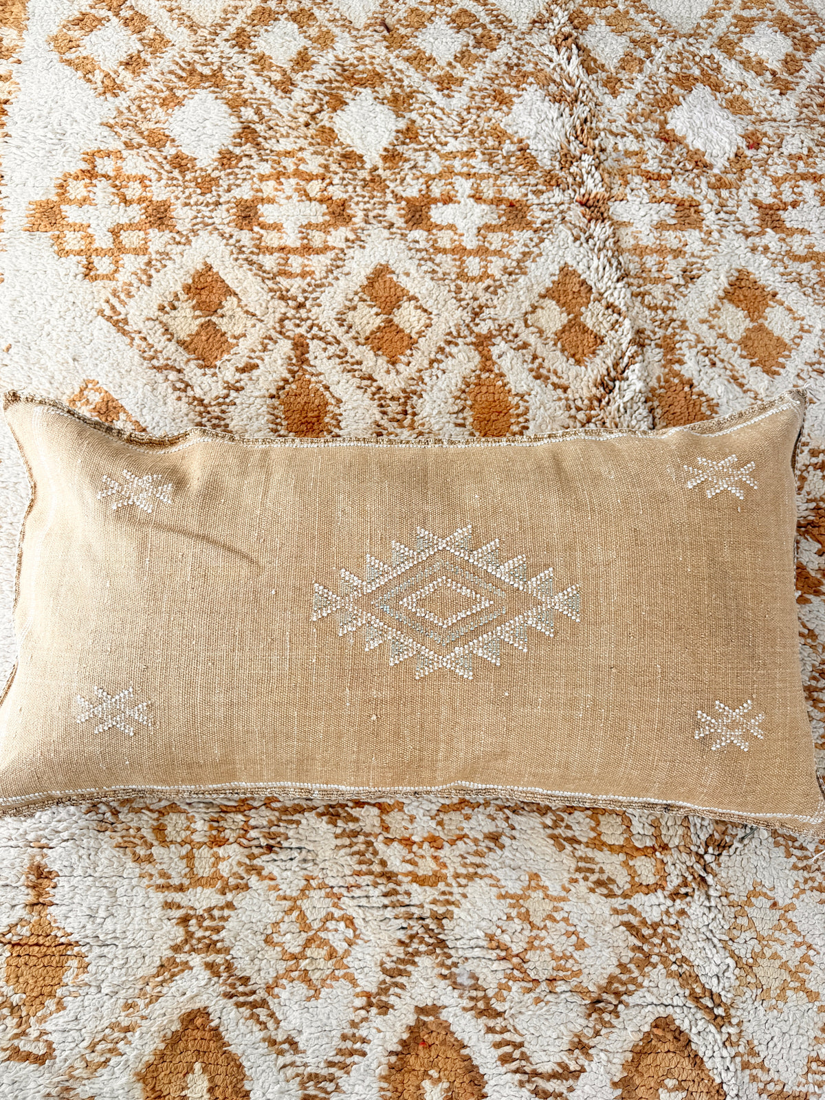 Cactus Silk Large Lumbar Cushion LL56
