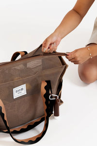 The Bambi Mesh Bag in Espresso