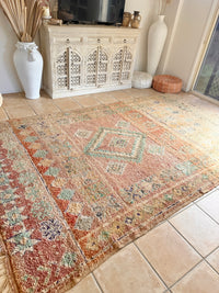 Moroccan Vintage Rug "Soul” 343 x 210