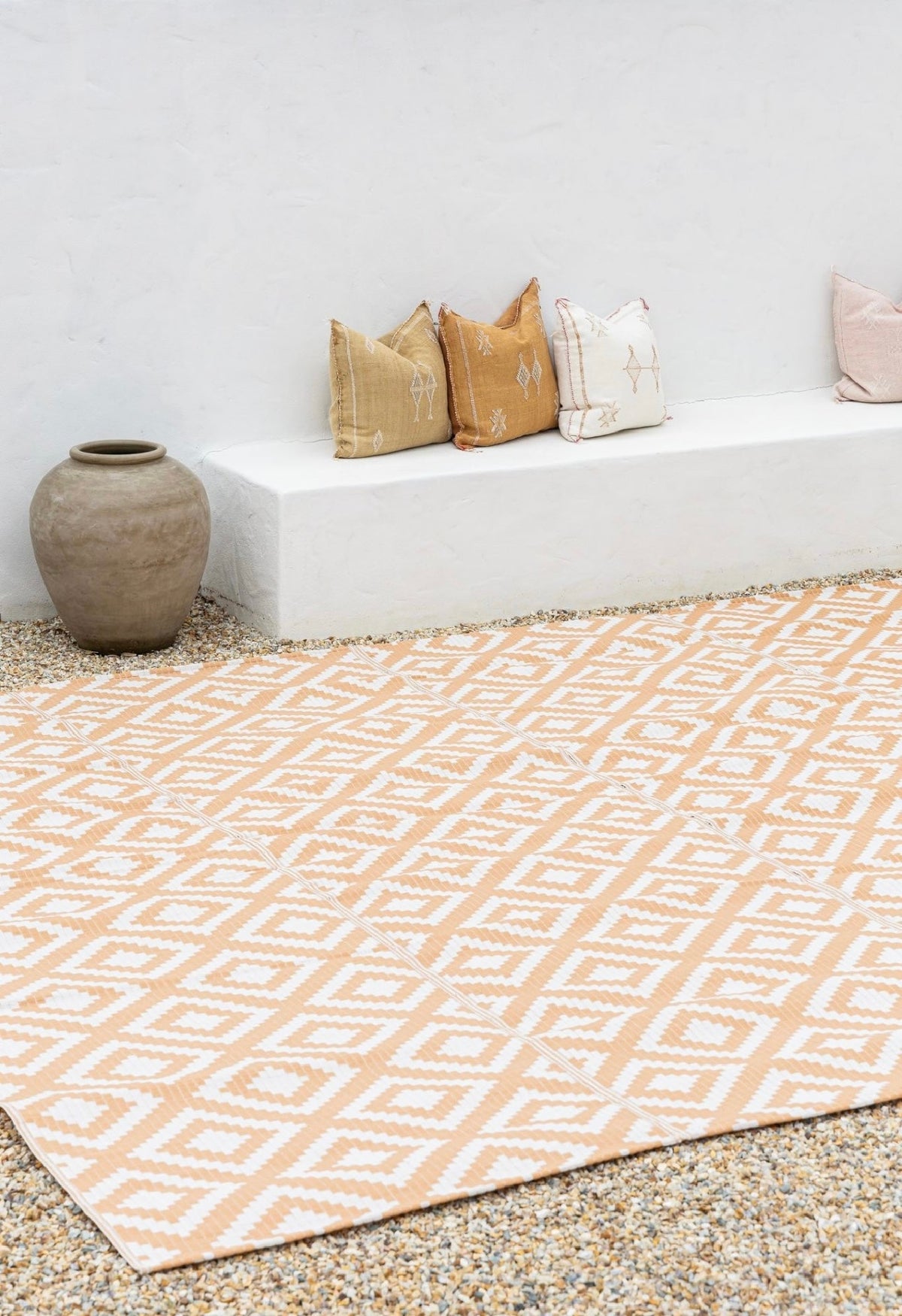 Recycled Outdoor Mat 27 Ziggy ~ Large 2.8 x 2.8