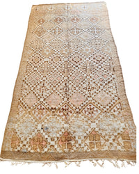 Moroccan Vintage Rug “Indigo” 350 x 187