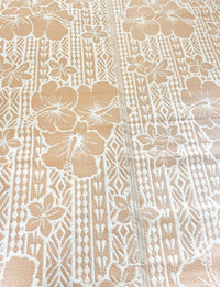 Recycled Outdoor Mat 13 Hibiscus ~ Small 1.8 x 1.8