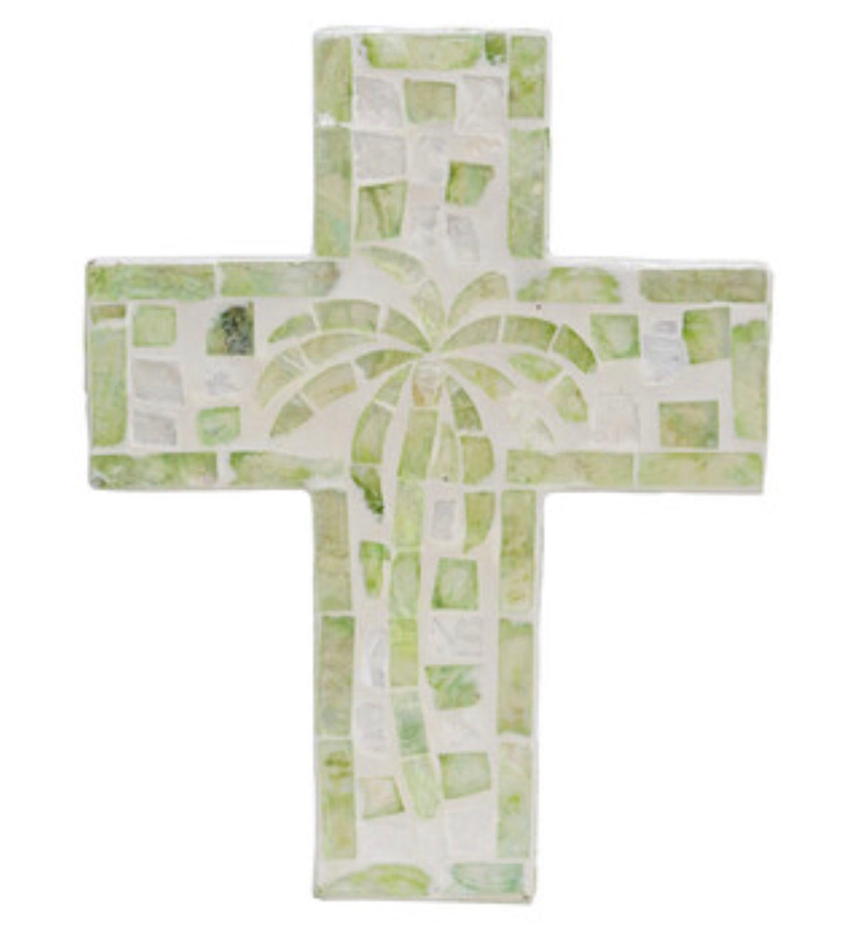 Cross Bali Green Palm Inlay