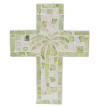 Cross Bali Green Palm Inlay