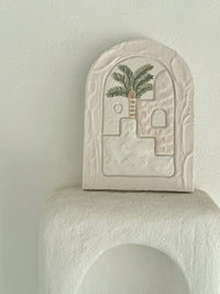Plaque - Pink Palm - Small