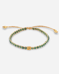 Green Emerald Crystal Bracelet | Gold: 18K Gold