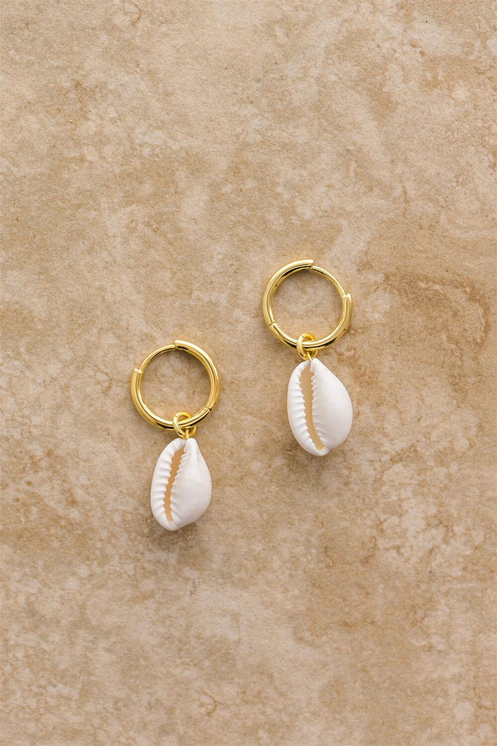Maui - Cowrie Shell Earrings