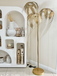 Metal Palm Floor Lamp