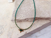 Green Onyx Talisman Necklace