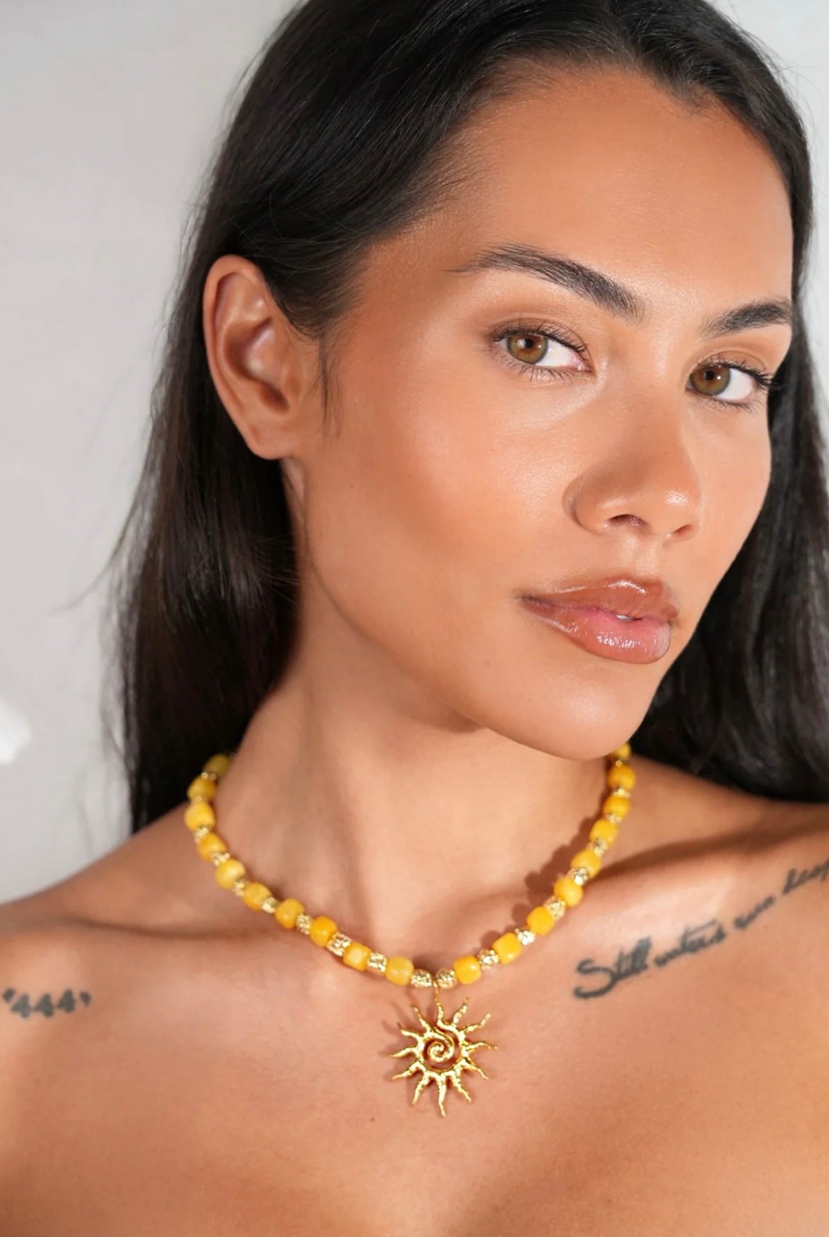 Liora Golden Citrine Necklace