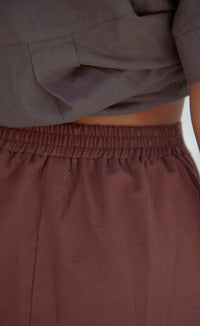 Elise Shorts Brown