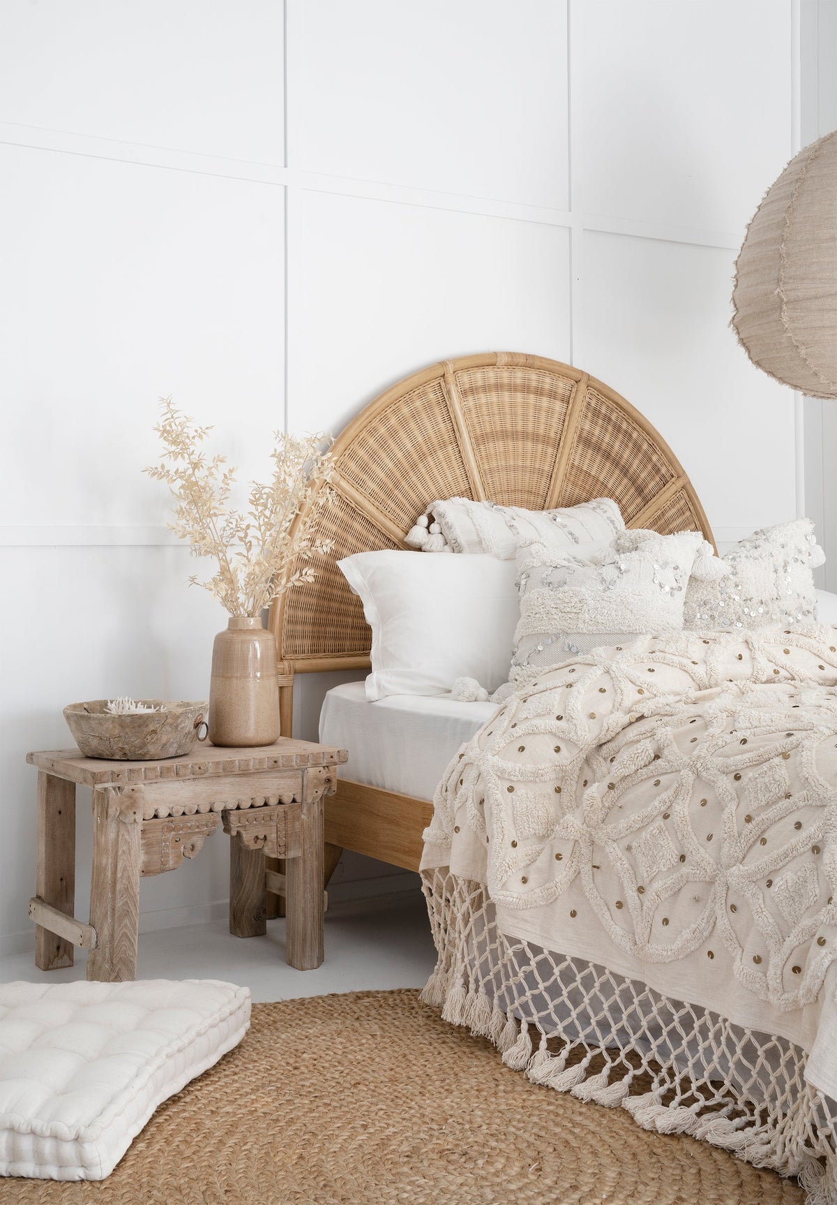Ivy Throw Natural - King Size