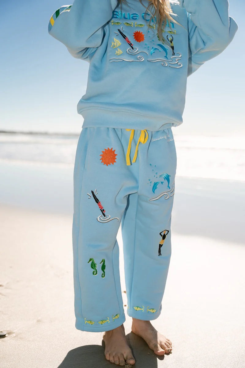 Blue Crush Tracksuit Pants Kids