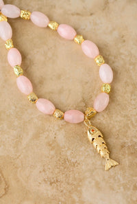Goia Rose Quartz Necklace