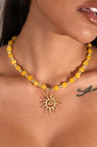 Liora Golden Citrine Necklace